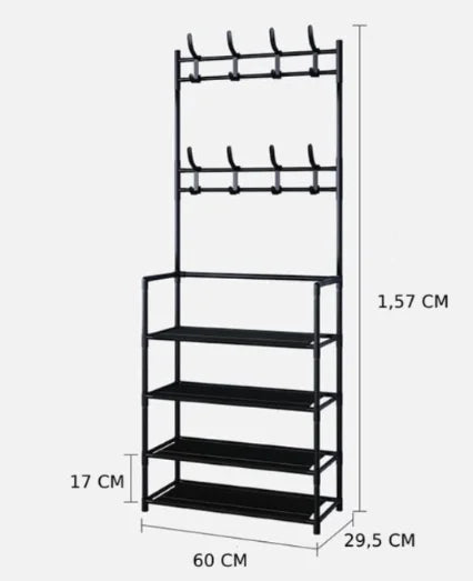 Organizadora Sapateira Cabideiro Arara Suporte Multiuso Para Sapato Tenis Roupa Closet Quarto Armários.