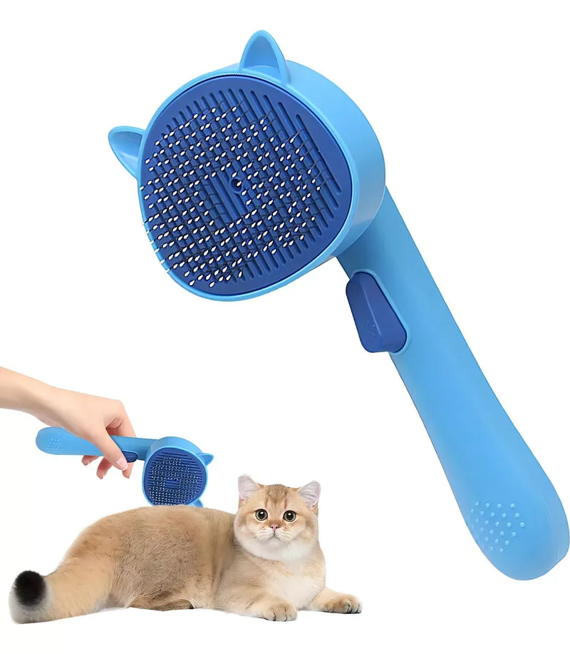 Escova para Pelos de Pets Escova de Cabelo para Gato e Pente de Preparação para Cachorro Ideal para Higiene e Cuidados